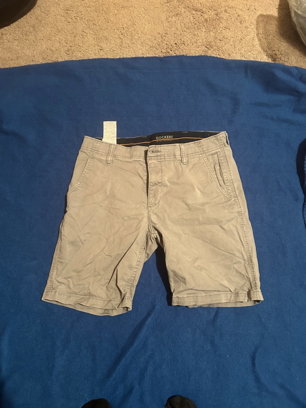 Dockers Men's Khaki/Taupe Cargo Shorts - Beige